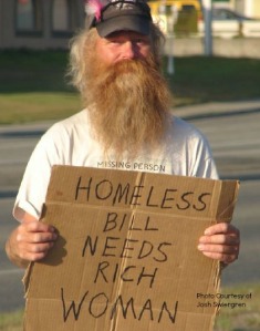 homeless guy Josh Swiergren